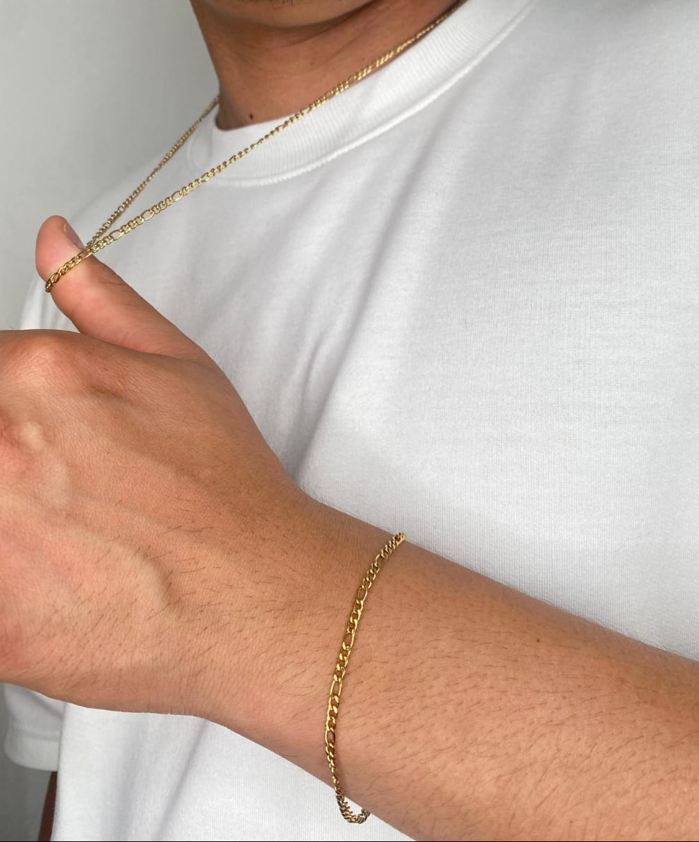 Combo Pulsera Cartier + Cadena Cartier para hombre