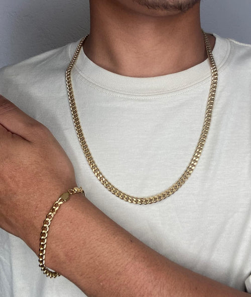 Cadena Cubana para hombre