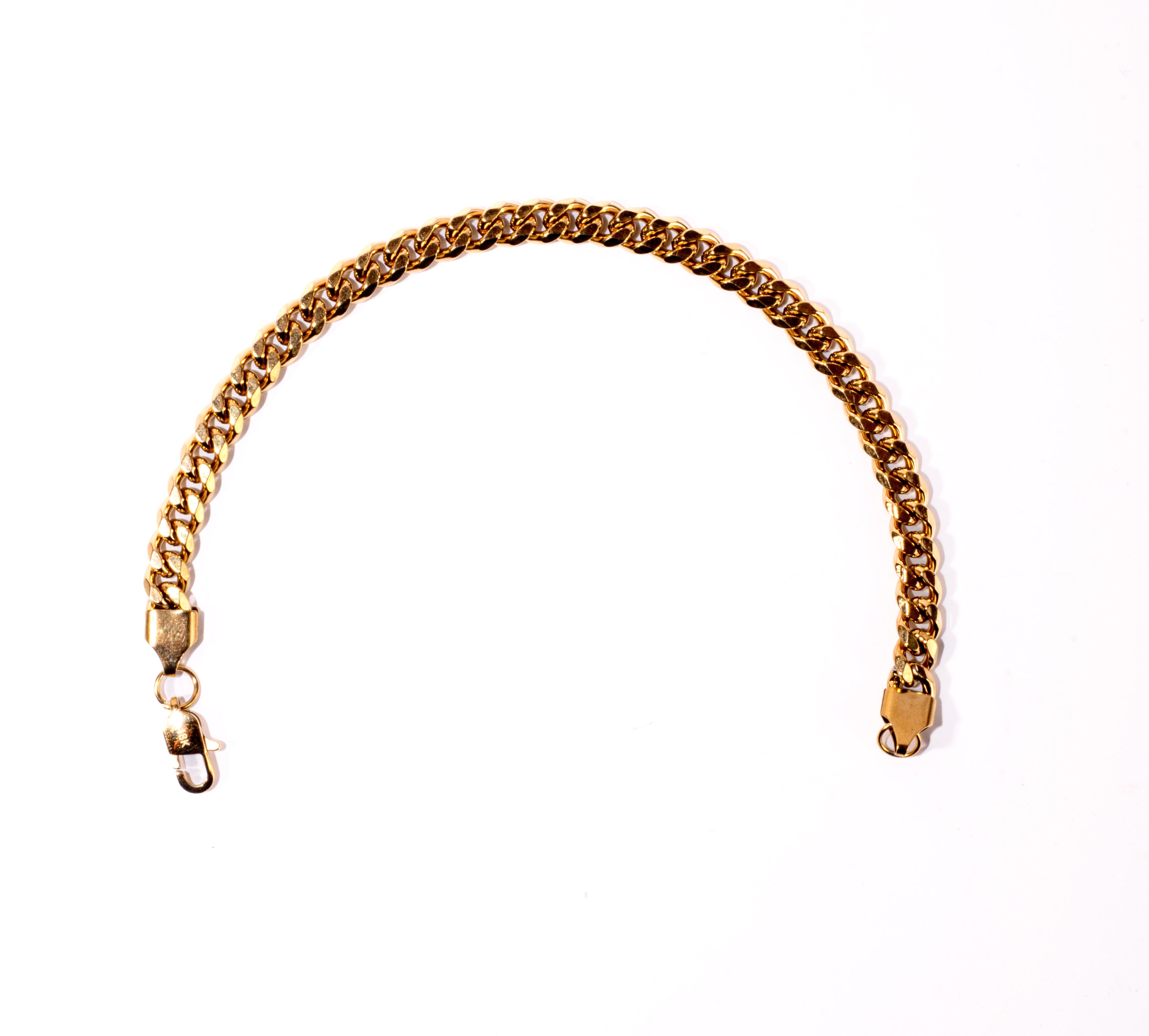 Combo Pulsera Cubana + Cadena Cubana para hombre